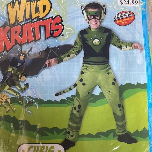 Wild Kratts: Chris Cheetah Power Kids Costume! New! - Picture 4 of 6